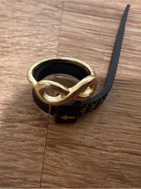 Gold Infinity Midi/Pinky Ring